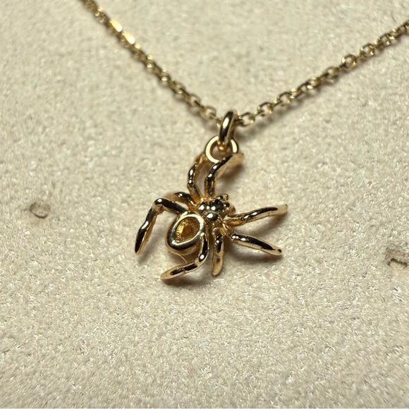 Talon Jewelry 14K Gold Itty Bitty Spider Necklace 🕷️♥️ - Picture 6 of 9